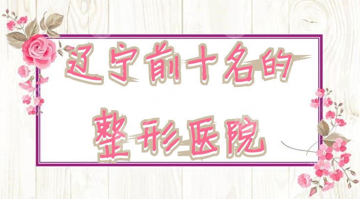 遼寧前十名的整形醫(yī)院