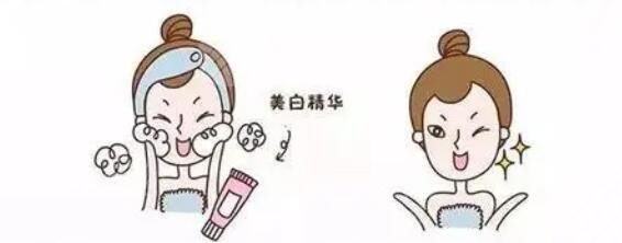 使用美白產品