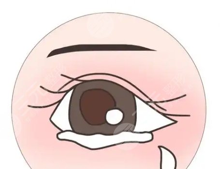 眼皮凹陷